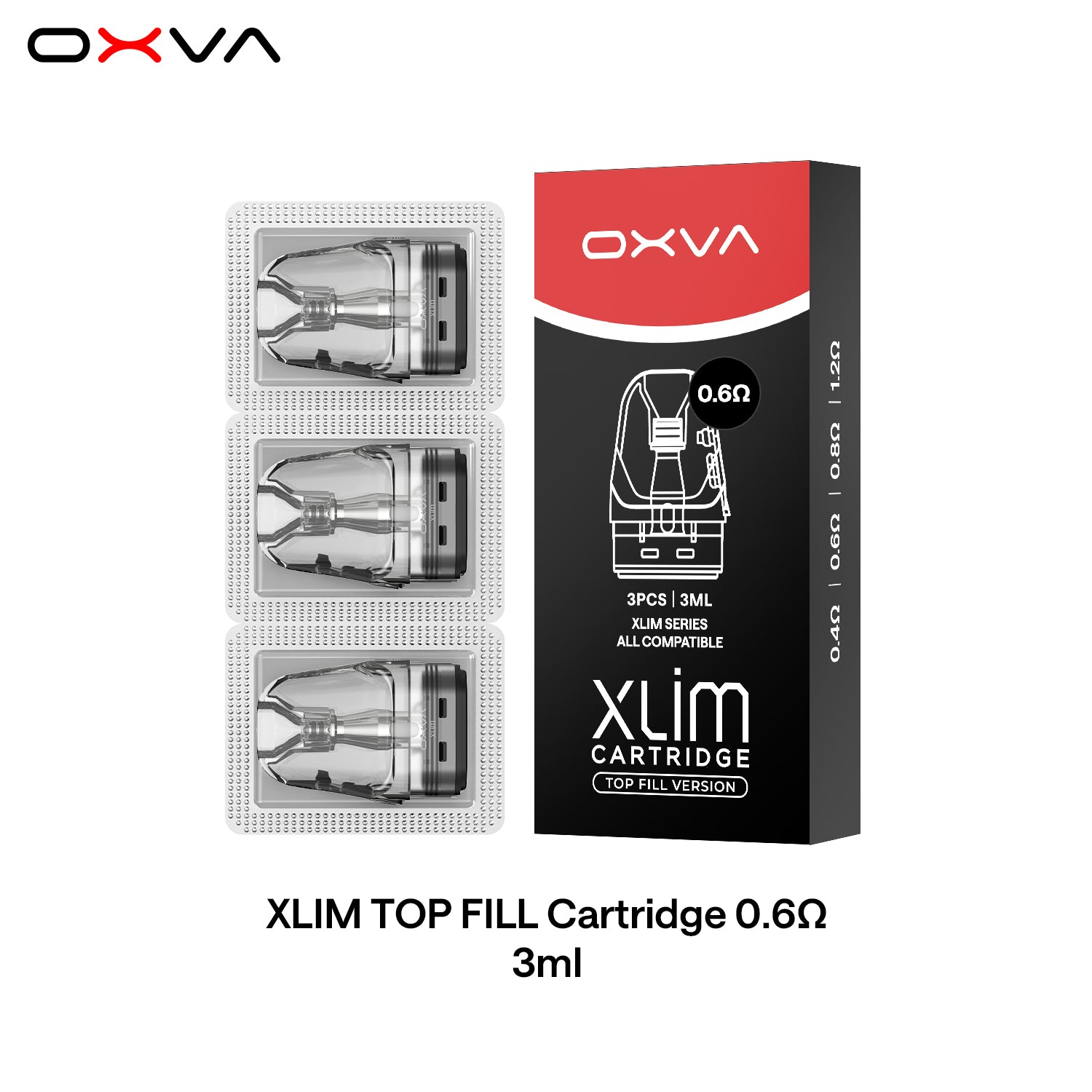 OXVA XLIM TOP FILL CARTRIDGE (3 ML)