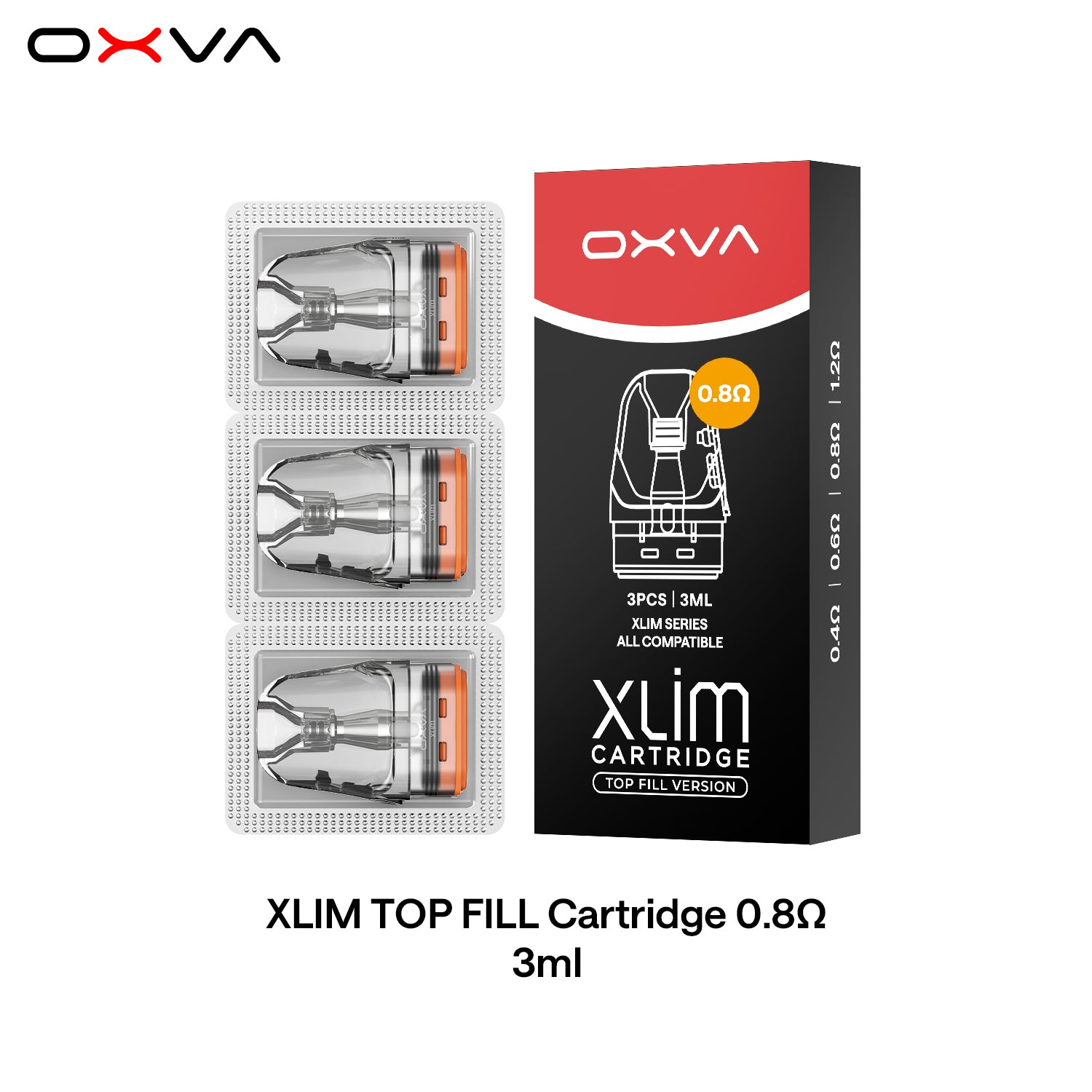 OXVA XLIM TOP FILL CARTRIDGE (3 ML)